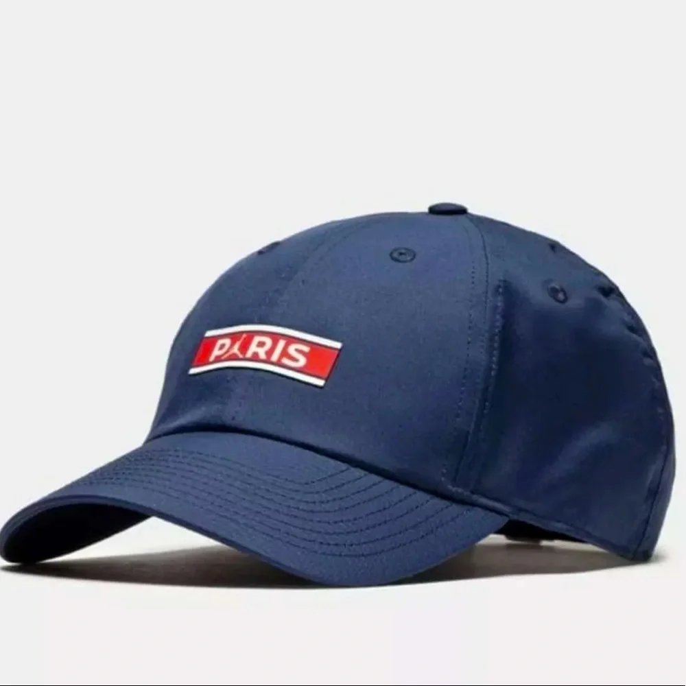 Nike Jordan Paris Saint Germain PSG Navy Blue Hat Cap DH2421-410 Strapback - Picture 1 of 2